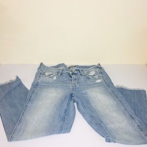 Hollister Distress Mom Blue jeans SZ3 - W26